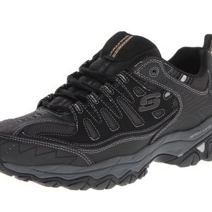 Men’s Skechers Afterburn shoes, grey/charcoal, never been worn, size 8WW
